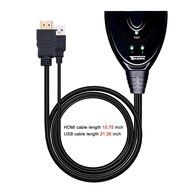 Tendak HDMI Splitter 1 in 2 out HDMI Splitter Amplifier for Dual Display Support Ultra HD 4K x 2K, 3D, Full HD... N3