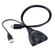 Tendak HDMI Splitter 1 in 2 out HDMI Splitter Amplifier for Dual Display Support Ultra HD 4K x 2K, 3D, Full HD... N4