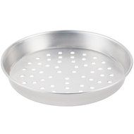 American Metalcraft A90111.5P 11" x 1 1/2" Perforated Standard Weight Aluminum Tapered / Nesting Pizza Pan