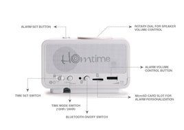 IRISTIME Homtime C1 Alarm Clock Bluetooth Speaker Dual Port USB Charging Station Phone Charger Home Dimmable Alarm... N4