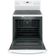 GE JB700DJWW 30" White Electric Smoothtop Range - Convection