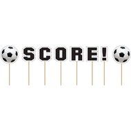 Creative Converting Sports Fanatic Soccer Score Cupcake Picks