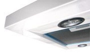 Island Range Hood White 36" KA-140-WHT NT AIR. Made in Italy.