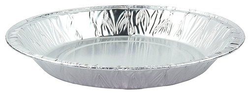 Durable Foil Pans 8 7/8" For Foods Pizza Plate Baking Dish With Lids 10 Sets.