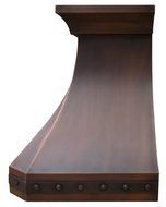 Copper Best H3 302127S Copper Stove Hood with Classic Design in Antique Copper Finish