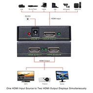 Tendak HDMI Splitter 1 in 2 out HDMI Splitter Amplifier for Dual Display Support Ultra HD 4K x 2K, 3D, Full HD... N7
