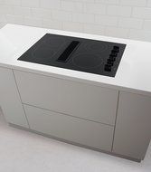 Frigidaire 30" Smoothtop Electric Black Cooktop with Built-In 500 CFM Downdraft Exhaust and Pro-Select&reg; Controls...