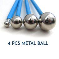 Pro Cake Tool | Incredible 4pcs Double Ended Cake Decoration/Sculpting Tool | Comfort Steady Easy Grip | Suitable... N4