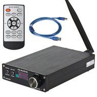 Audio D802C 80WPC Pure Digital Amplifier Wireless Bluetooth USB/AUX/Optical/Coaxial Digital Amplifier (Black)