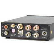 Audio D802C 80WPC Pure Digital Amplifier Wireless Bluetooth USB/AUX/Optical/Coaxial Digital Amplifier (Black) N2