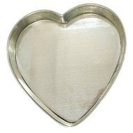 Heart Shaped Flan/Tart Pan with Removable Bottom - 12" Diameter x 1.5" Deep