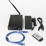 Audio D802C 80WPC Pure Digital Amplifier Wireless Bluetooth USB/AUX/Optical/Coaxial Digital Amplifier (Black) N3