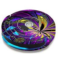 Skin Decal Vinyl Wrap For IRobot Roomba 650 655 Vacuum / Purple Beautiful Design