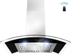 AKDY 36" Stainless Steel Az668s3 Wall Mount Range Hood With Remote Control