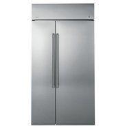 GE Cafe CSB48WSKSS 48" Built-in Side by Side Refrigerator with Upfront temperature control and Advanced Water...