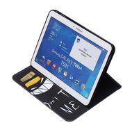 Galaxy Tab 4 10.1 Case, High Quality PU Leather Wallet Case [Card Slots] Damage Resistance and Kickstand Feature...