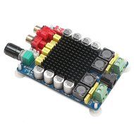Cyber_Mall TDA7498 2X100W Dual Channel Class D Audio Amplifier Board, DC 24V Digital Stereo Power Amp Module for... N5