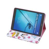 Galaxy Tab 4 10.1 Case, High Quality PU Leather Wallet Case [Card Slots] Damage Resistance and Kickstand Feature... N7