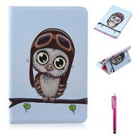 Galaxy Tab 4 10.1 Case, High Quality PU Leather Wallet Case [Card Slots] Damage Resistance and Kickstand Feature... N9