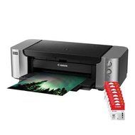 Canon PIXMA PRO-100 Professional Photo Inkjet Printer - Bundle - with SG-201 Photo Paper Plus Semi-Gloss 13x19...