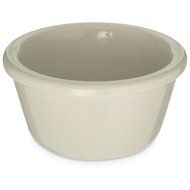 Carlisle S28542 4 Oz. Bone Smooth Melamine Ramekin - Dozen