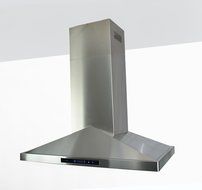 Golden Vantage Stainless Steel 36" Euro Style Island Mount Range Hood
