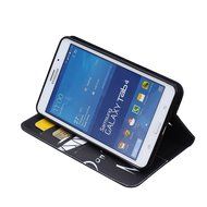 Galaxy Tab 4 10.1 Case, High Quality PU Leather Wallet Case [Card Slots] Damage Resistance and Kickstand Feature... N42
