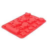 Ebake Reusable Cartoon Winnie Silicone Mold for Cake, Chocolate, Jelly, Candy and Ice cubes (Yellow) N9