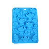 Ebake Reusable Cartoon Winnie Silicone Mold for Cake, Chocolate, Jelly, Candy and Ice cubes (Yellow) N10