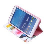 Galaxy Tab 4 10.1 Case, High Quality PU Leather Wallet Case [Card Slots] Damage Resistance and Kickstand Feature... N49