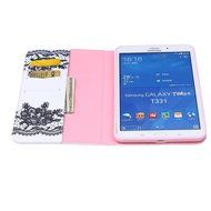 Galaxy Tab 4 10.1 Case, High Quality PU Leather Wallet Case [Card Slots] Damage Resistance and Kickstand Feature... N53