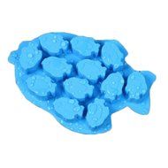 Joyi 12 Cavity Fish Shape Silicone Non Stick Cake Bread Mold Chocolate Jelly Candy Baking Mould,2 PCS N6