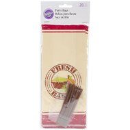 Wilton Party Bags, 9.5-Inch by 4-Inch, Fresh Baked, 20-Pack