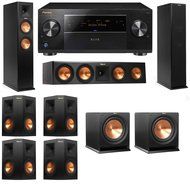 Klipsch RP-250F Tower Speakers-RP-440C-R112SW-7.2-Pioneer Elite SC-85