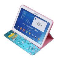 Galaxy Tab 4 10.1 Case, High Quality PU Leather Wallet Case [Card Slots] Damage Resistance and Kickstand Feature... N58