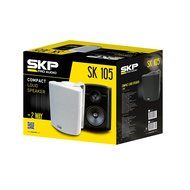 SKP PRO AUDIO SK-105 Compact Loudspeakers WHITE N4