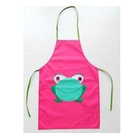 Buytra Kids Waterproof Apron,Cartoon Frog Pattern Apron N2