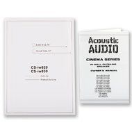 Acoustic Audio CS-IW820 In Wall 8&quot; Home Theater 3 Speaker Set 2 Way 900 Watt CS-IW820-3S N2
