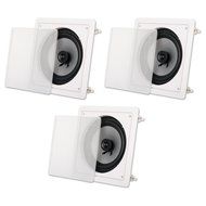 Acoustic Audio CS-I82S In Wall / Ceiling 8&quot; Home Theater 3 Speaker Set 900 Watts CS-I82S-3S N2