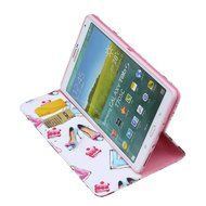 Galaxy Tab 4 10.1 Case, High Quality PU Leather Wallet Case [Card Slots] Damage Resistance and Kickstand Feature... N73