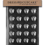 Dress My Cupcake Chocolate Candy Mold, Bite Size Strawberry