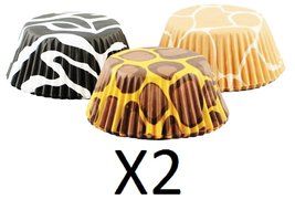 Fox Run Brands Animal Print Baking Cup Papers, Set of 75 N3