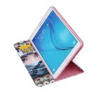 Galaxy Tab 4 10.1 Case, High Quality PU Leather Wallet Case [Card Slots] Damage Resistance and Kickstand Feature... N78