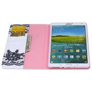 Galaxy Tab 4 10.1 Case, High Quality PU Leather Wallet Case [Card Slots] Damage Resistance and Kickstand Feature... N86