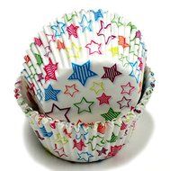 Chef Craft 50 Count Cupcake Liners, American Flag N8