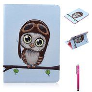 Galaxy Tab 4 10.1 Case, High Quality PU Leather Wallet Case [Card Slots] Damage Resistance and Kickstand Feature... N88