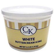 CK Products White Buttercream Icing , 3.5 Lbs