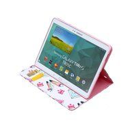 Galaxy Tab 4 10.1 Case, High Quality PU Leather Wallet Case [Card Slots] Damage Resistance and Kickstand Feature... N105