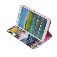 Galaxy Tab 4 10.1 Case, High Quality PU Leather Wallet Case [Card Slots] Damage Resistance and Kickstand Feature... N108