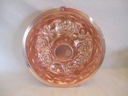 Vintage Anchor Hocking Aluminum Coppertone 5 Cup Ring Jell-o Mold - Bundt Cake Baking Pan